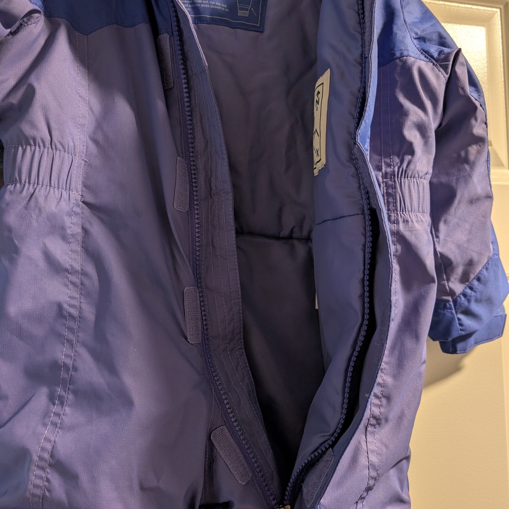 Kids Blue and Purple Snowsuit - Picture 6 of 6